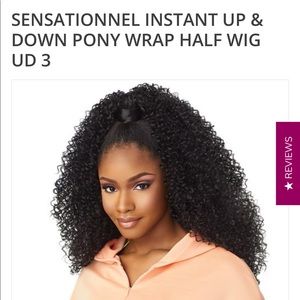 Sensationnel Instant Up-Down PonyWrap Half Wig UD3